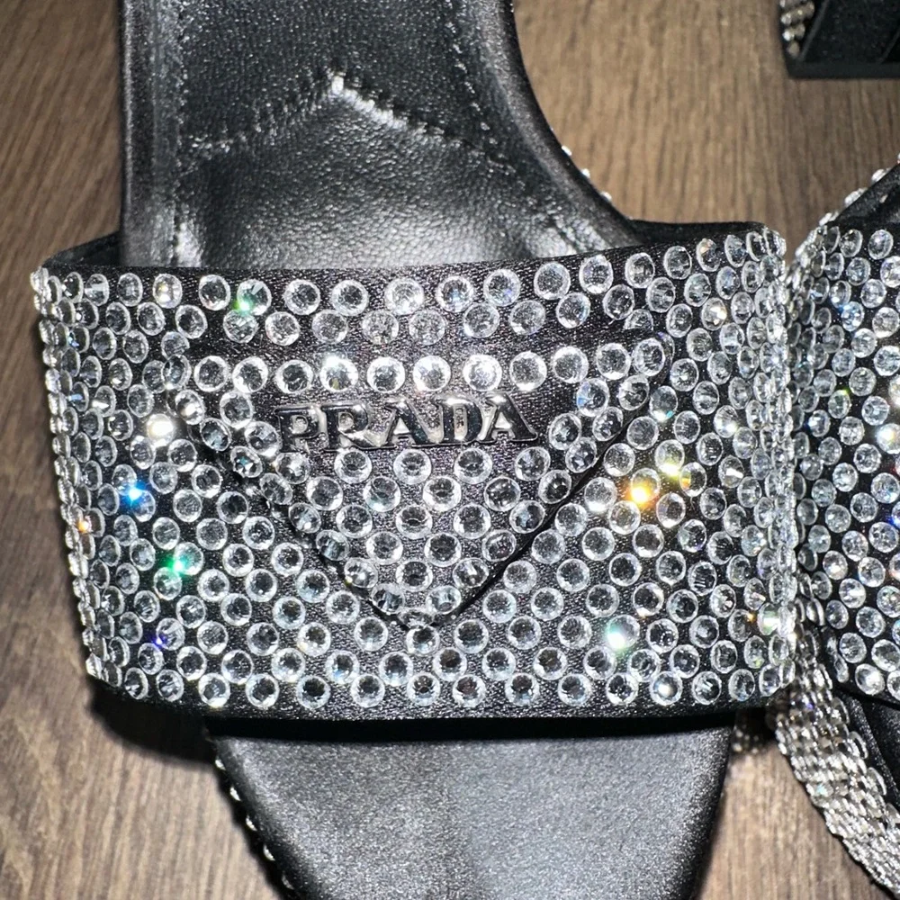 Prada Crystal Platforms 38 - Picture 2 of 7